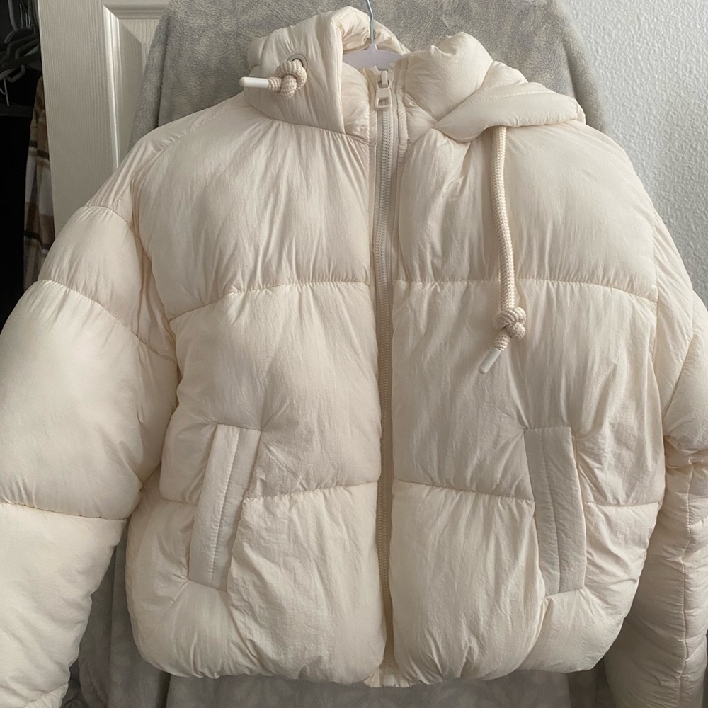 Cream Puffer Jacket